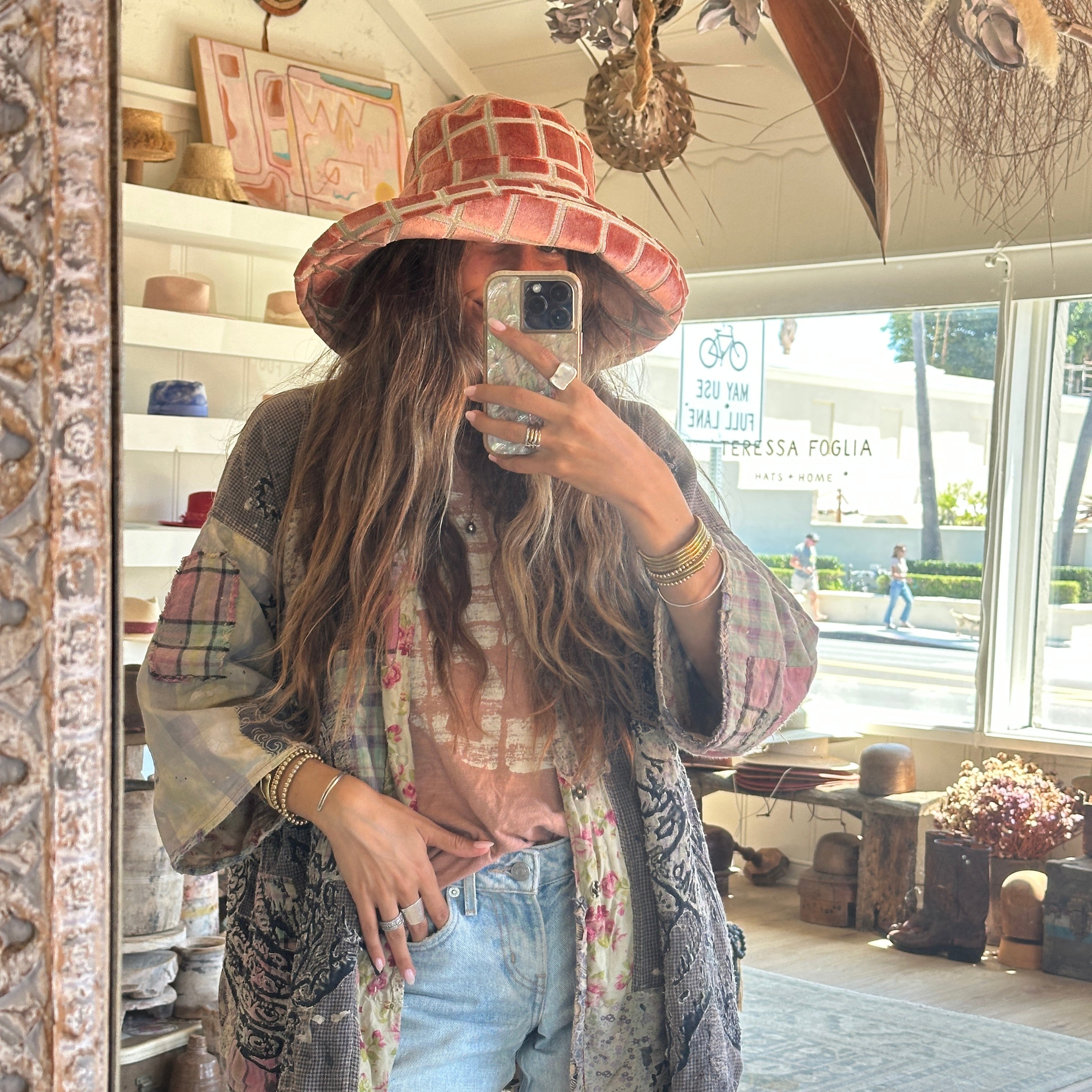 Teressa Foglia Cowboy Hat size 7 1/4 If there main image 2