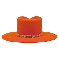Orange Wool Felt