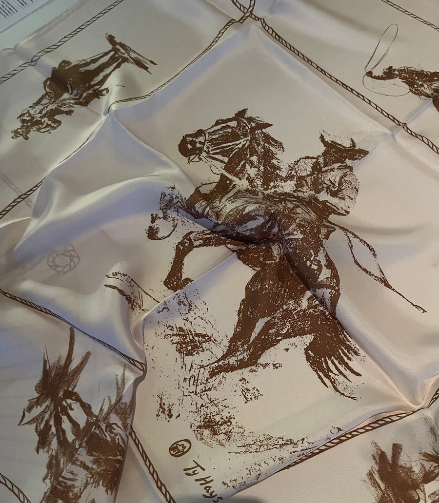 Western Silk Scarf