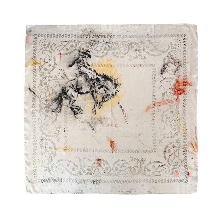 Western Silk Scarf