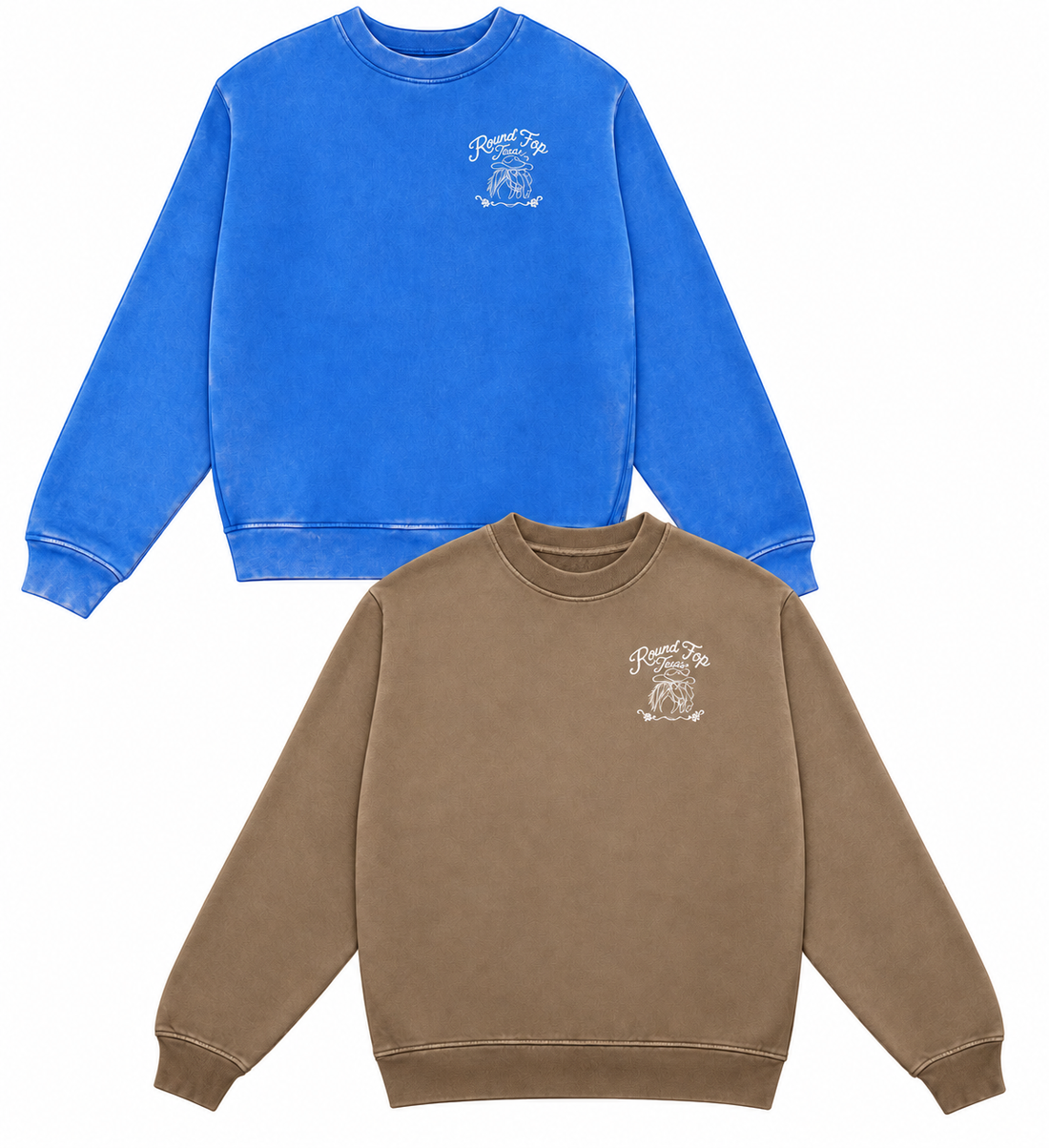 Horse Cig Fleece Heavy Crew