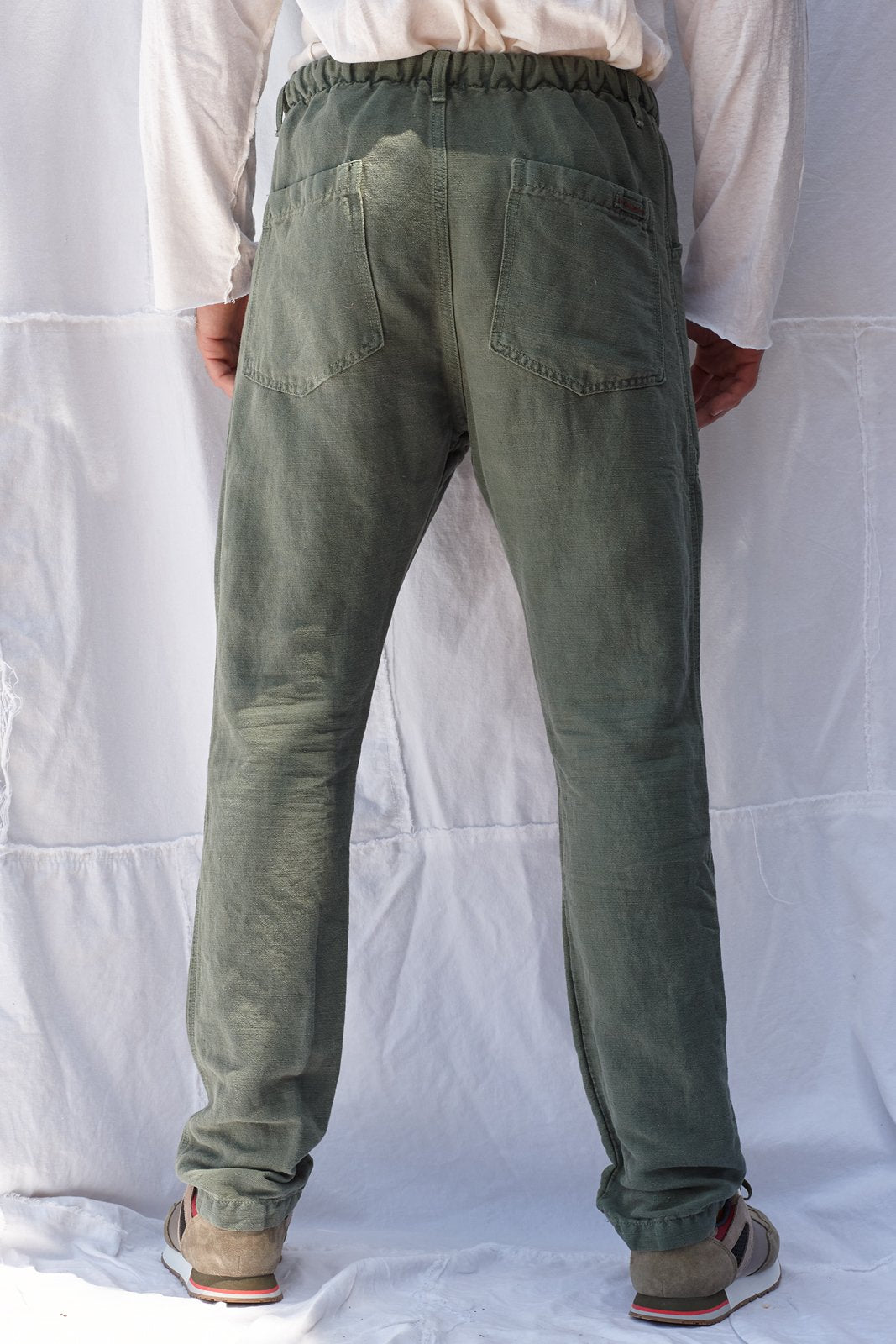 Army Green Vintage Dye Pants