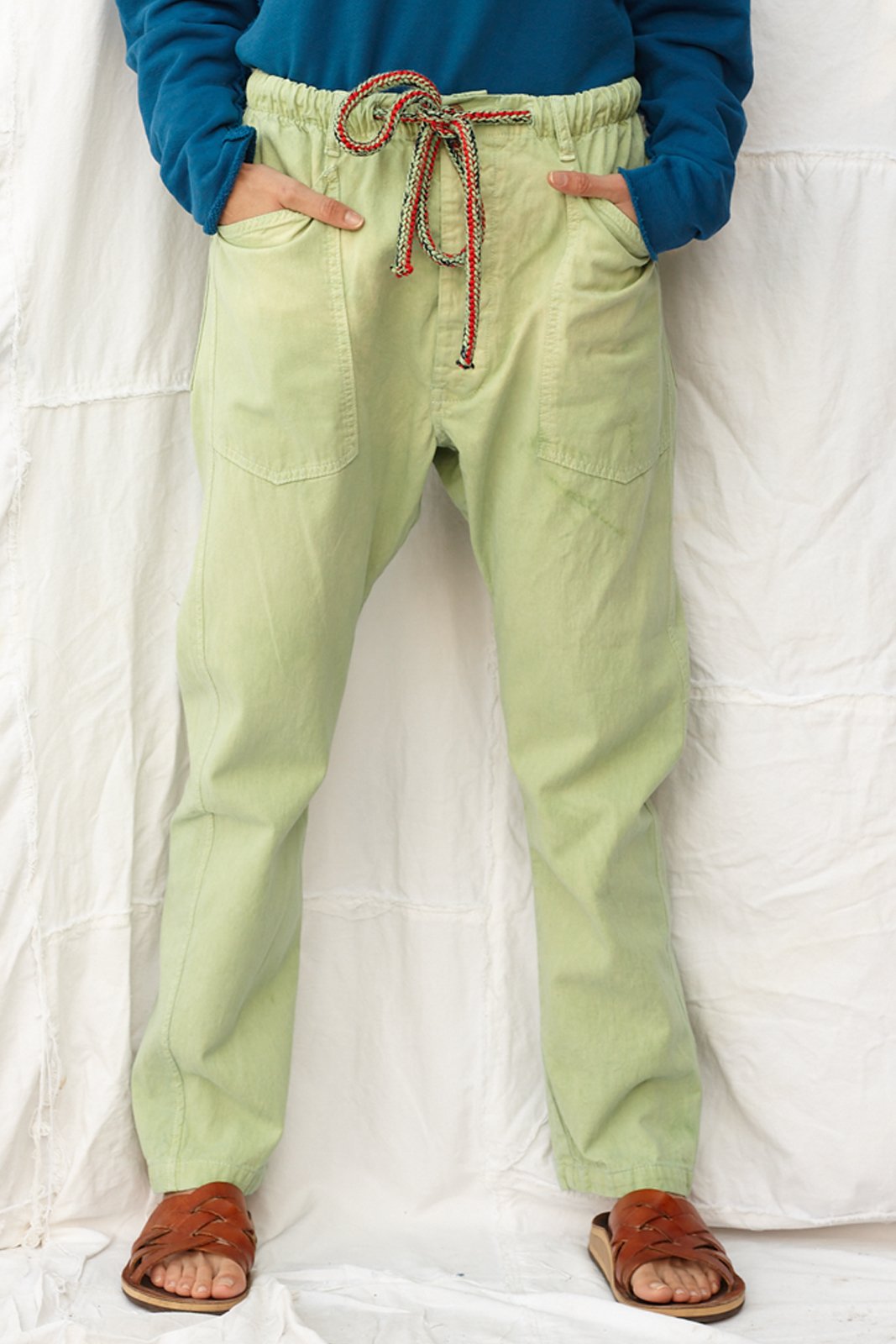 Almond Twill Cloud Dye Pants