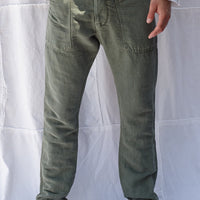Army Green Vintage Dye Pants