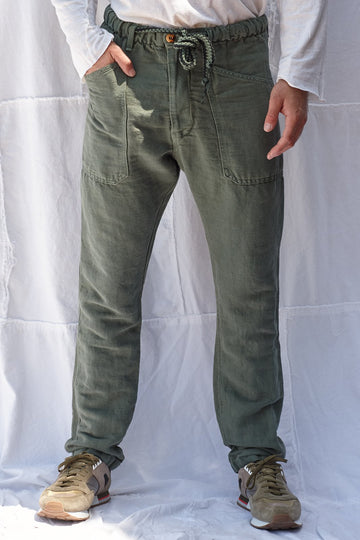 Army Green Vintage Dye Pants